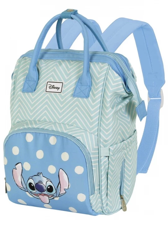 Foto van product DISNEY Rugzak 'Lilo & Stitch' hemelsblauw / lichtgroen / rosé / wit