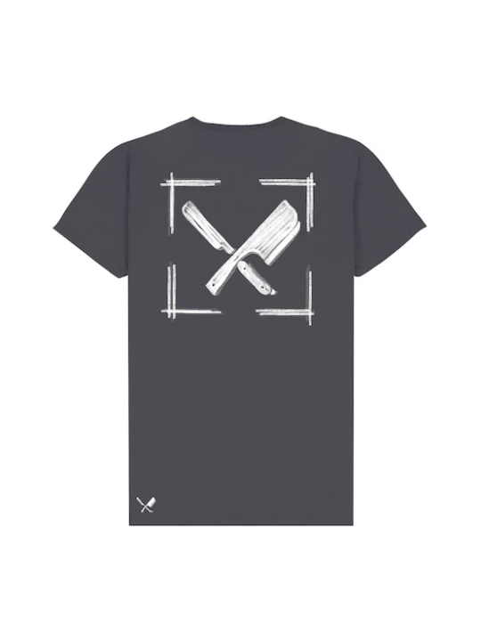 Foto van product Distorted People Shirt antraciet / wit