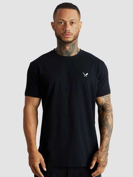 Foto van product Distorted People Shirt 'Inked Blades' zwart / wit