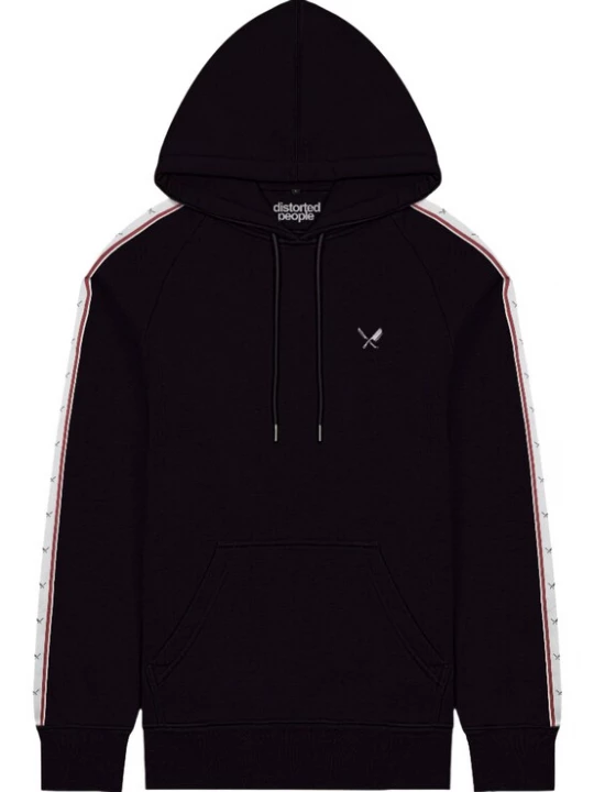 Foto van product Distorted People Sweatshirt 'Blades' rood / zwart / wit
