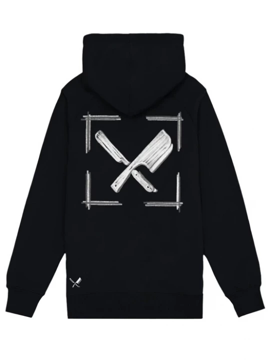 Foto van product Distorted People Sweatshirt 'Chalk' grijs / zwart / wit
