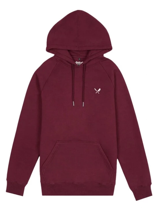 Foto van product Distorted People Sweatshirt 'Classic' bourgogne / wit