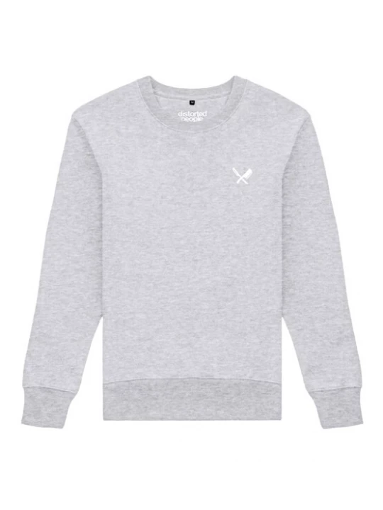 Foto van product Distorted People Sweatshirt grijs gemêleerd