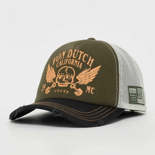 Foto van product Distressed Trucker Cap California Von Dutch groen
