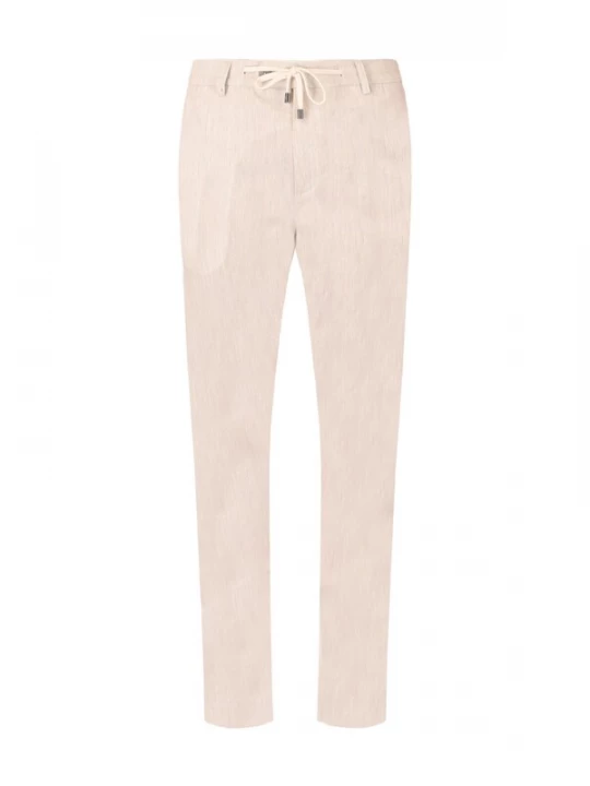 Foto van product Distretto12 Broek 'Lear' natuurwit