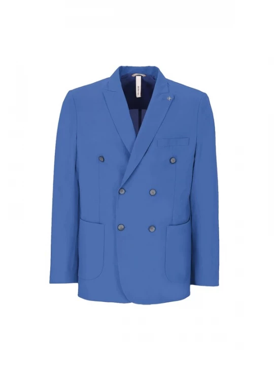 Foto van product Distretto12 Business-colbert cyaan blauw