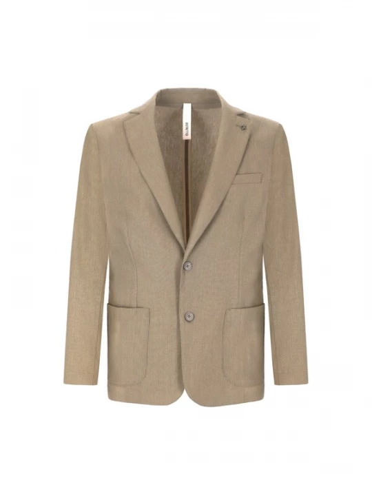 Foto van product Distretto12 Business-colbert 'Ginseng' bruin