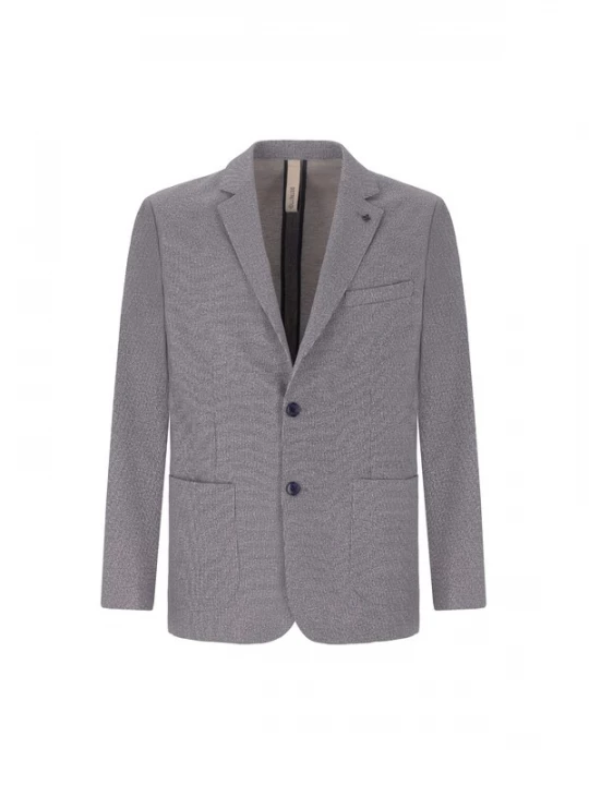 Foto van product Distretto12 Business-colbert 'Prezzemolo' blauw gemêleerd