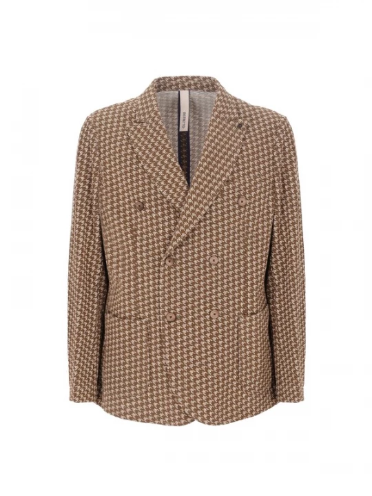 Foto van product Distretto12 Colbert 'Dub' beige / bruin