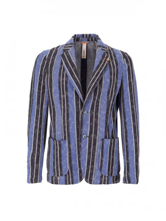 Foto van product Distretto12 Colbert 'Edmundo' blauw / marine / wit