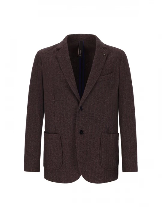 Foto van product Distretto12 Colbert 'Herrin' donkerbruin