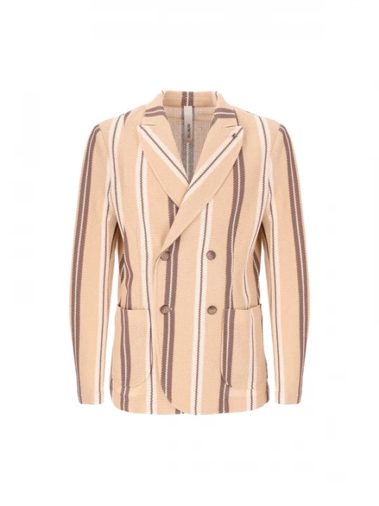 Foto van product Distretto12 Colbert 'SERGI' camel / koraal