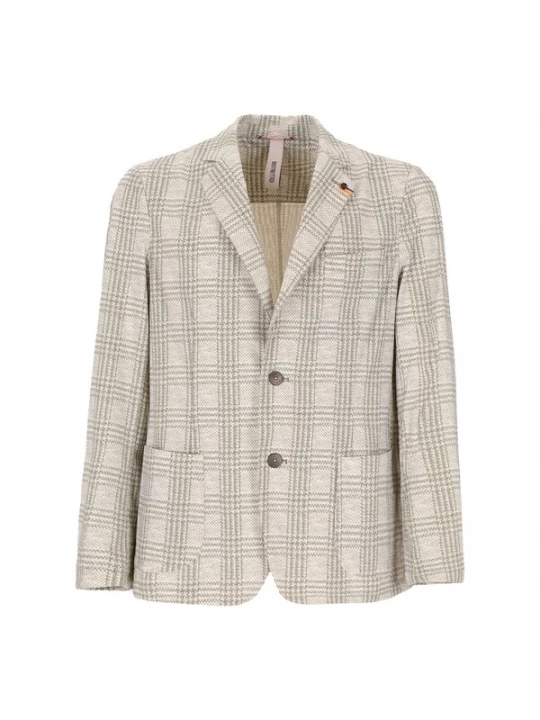 Foto van product Distretto12 Colbert 'Tadeo' beige / kaki / pastelgroen