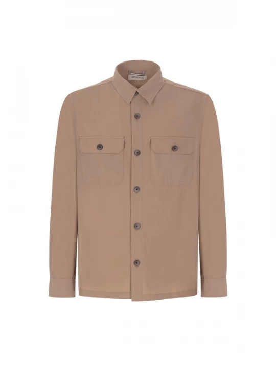 Foto van product Distretto12 Functioneel overhemd beige