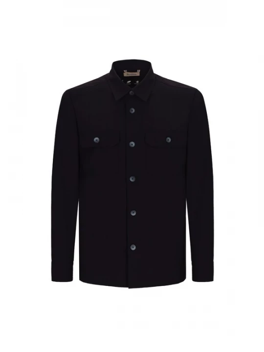 Foto van product Distretto12 Functioneel overhemd donkerblauw