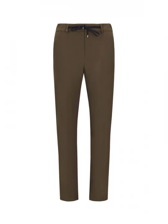 Foto van product Distretto12 Functionele broek 'York High-Perform12 Active' olijfgroen