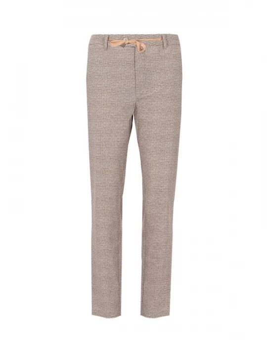 Foto van product Distretto12 Functionele broek 'York High-Perform12 Lucca' mokka / donkerbruin / offwhite