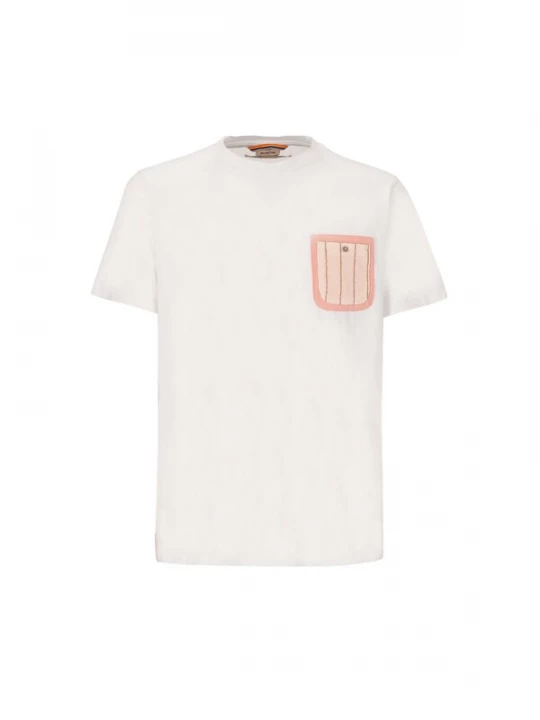 Foto van product Distretto12 Shirt 'Fiam Ramos' oudroze / pastelroze / wit
