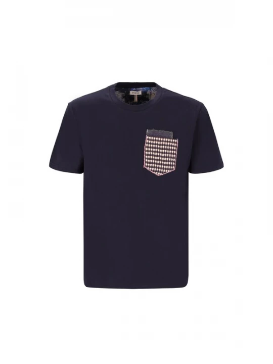 Foto van product Distretto12 Shirt 'Londa' marine / oudroze / wit