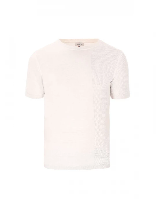 Foto van product Distretto12 Shirt ' PATCH ZED ' wit