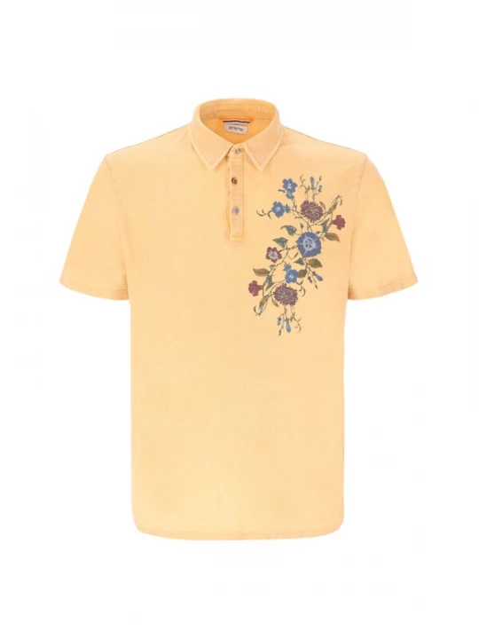 Foto van product Distretto12 Shirt 'Ram Lorca' saffier / curry / olijfgroen / bordeaux