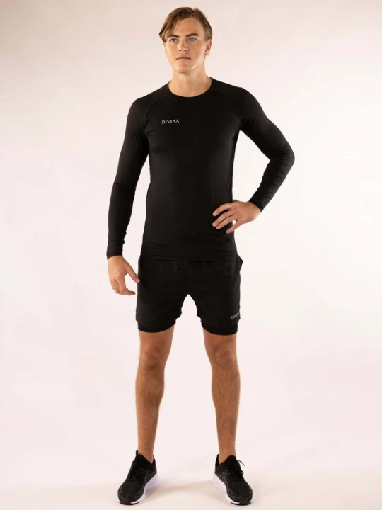Foto van product Divina Functioneel shirt 'Honu' zwart / wit