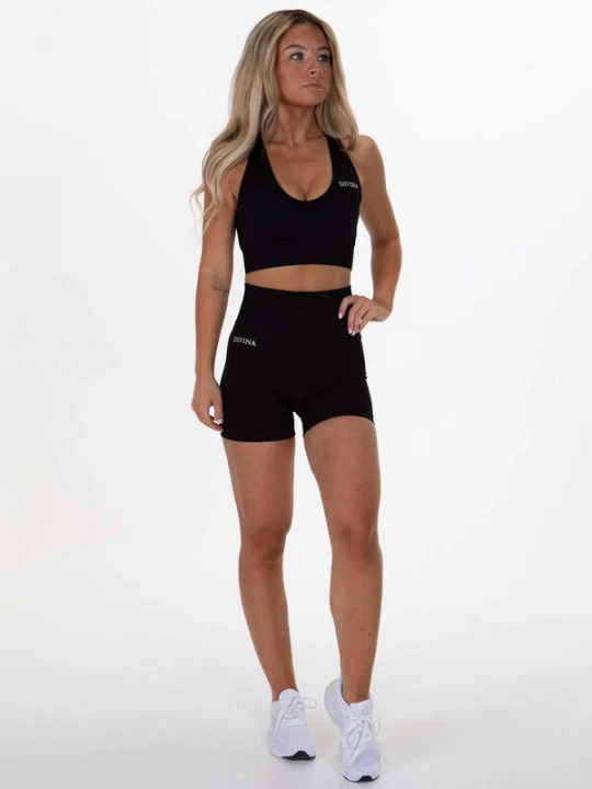 Foto van product Divina Sportbroek 'Nani' zwart / wit