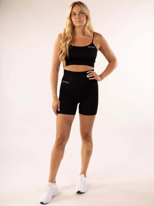 Foto van product Divina Sportbroek 'Novi' zwart / wit