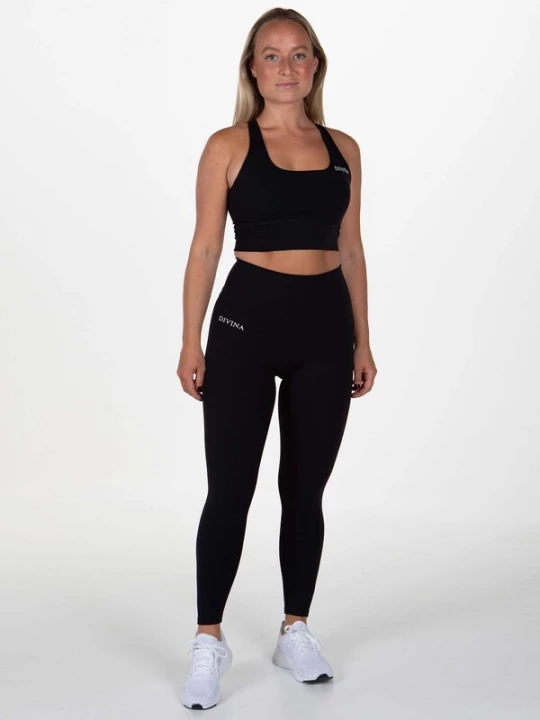Foto van product Divina Sportbroek 'Ortus' zwart / wit