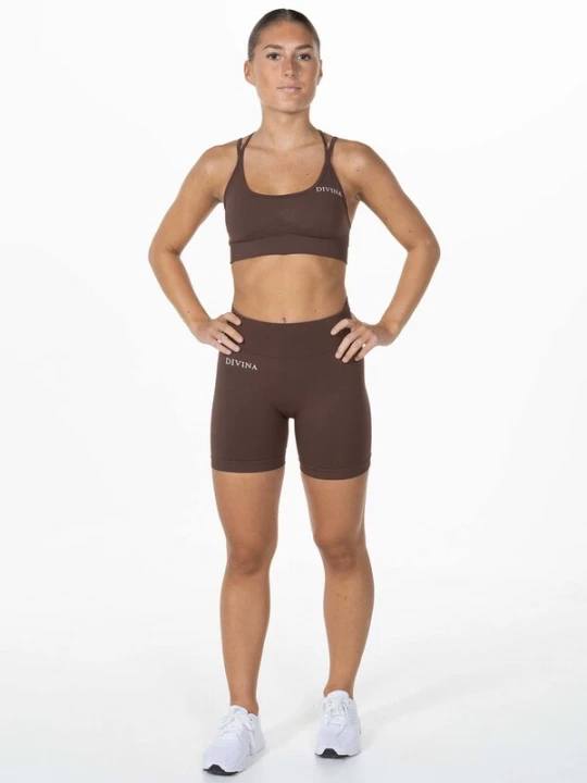 Foto van product Divina Sportbroek 'Prime' bruin / wit