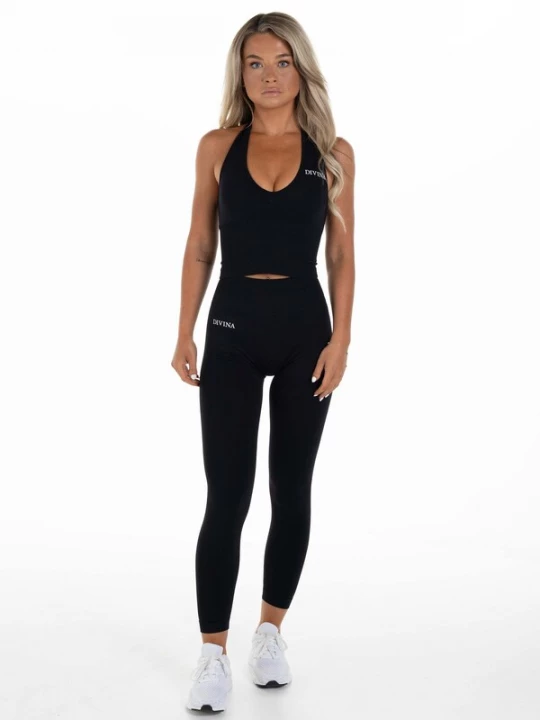 Foto van product Divina Sportbroek 'Sleek' zwart