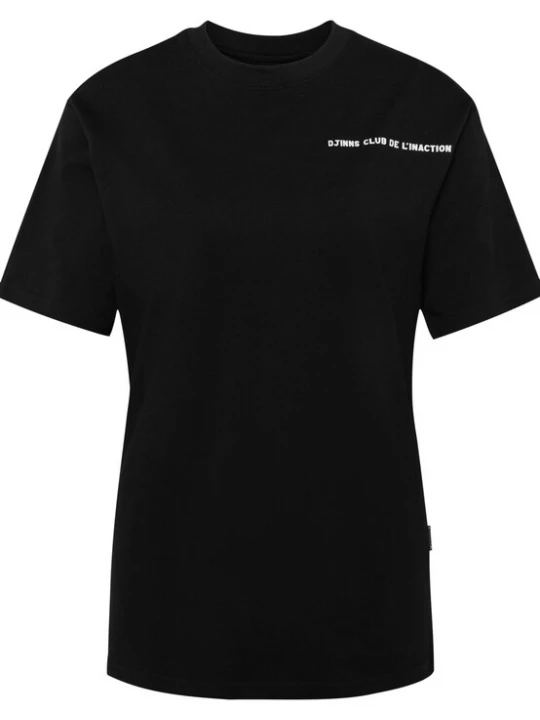 Foto van product DJINNS Shirt 'La Bonne Vie' lichtrood / zwart / wit