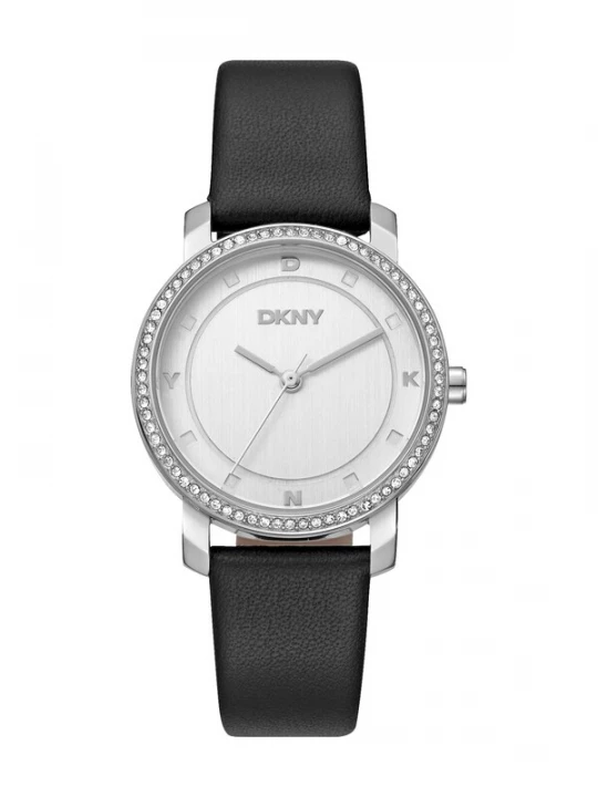 Foto van product DKNY Analoog horloge 'Astoria Glitz' zwart / zilver
