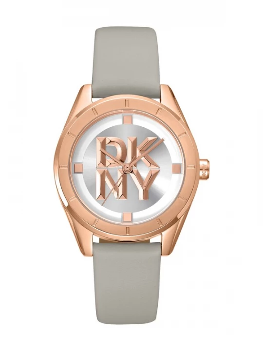 Foto van product DKNY Analoog horloge 'Chambers Midi' grijs