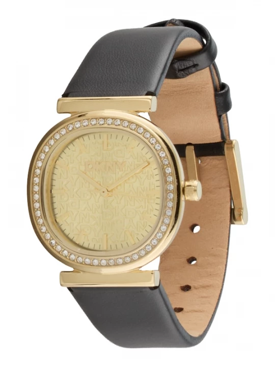 Foto van product DKNY Analoog horloge 'Evening' goud / zwart