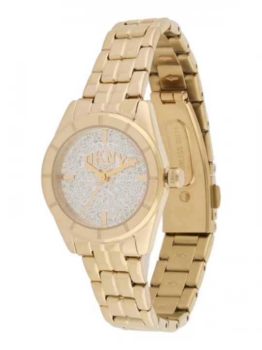 Foto van product DKNY Analoog horloge goud / zilver / transparant
