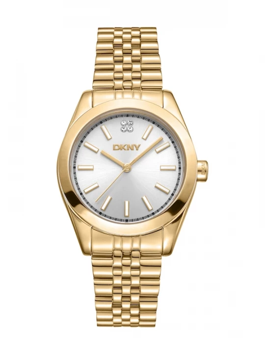 Foto van product DKNY Analoog horloge 'Nolita Midi' goud / zilver