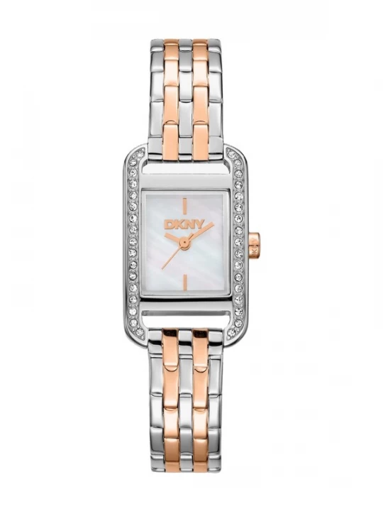 Foto van product DKNY Analoog horloge rose-goud / zilver