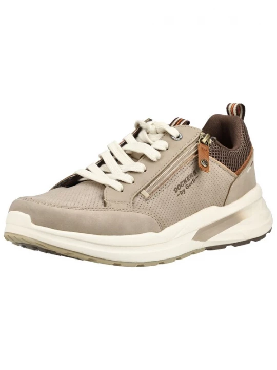 Foto van product Dockers by Gerli Sportieve veterschoen chocoladebruin / taupe