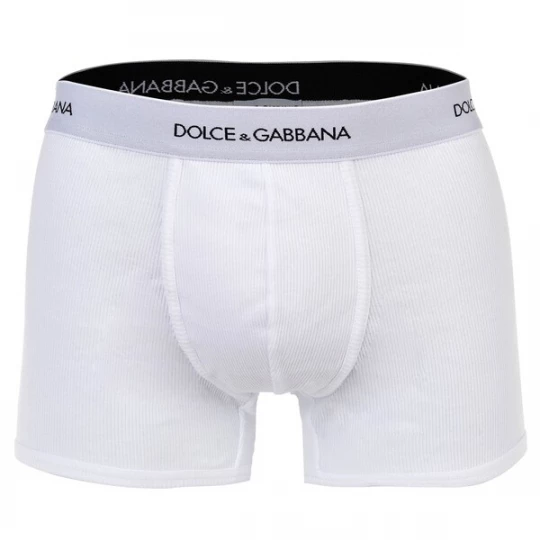 Foto van product DOLCE & GABBANA Boxershorts lichtgrijs / zwart / white denim
