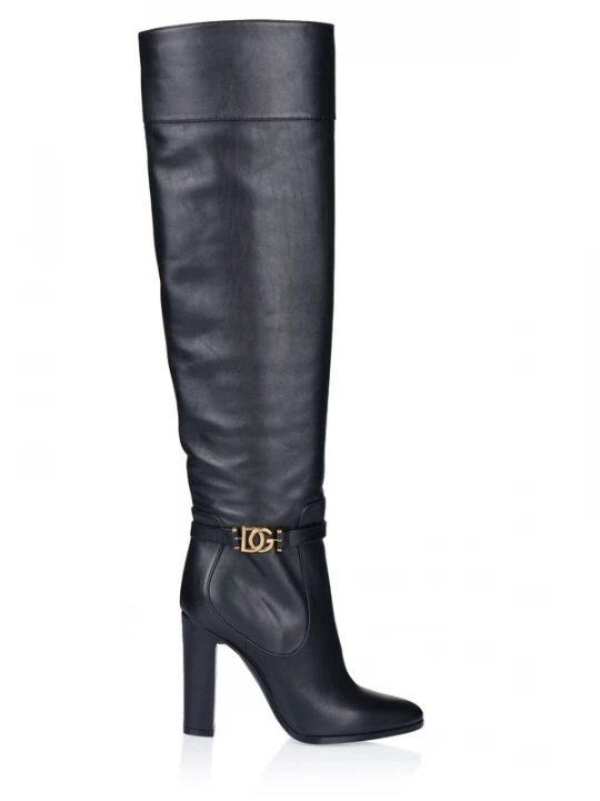 Foto van product DOLCE & GABBANA Overknee laarzen 'Dolce & Gabbana Stiefel' zwart