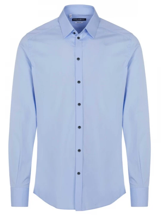 Foto van product DOLCE & GABBANA Shirt 'Dolce & Gabbana GOLD Hemd schwarz' lichtblauw