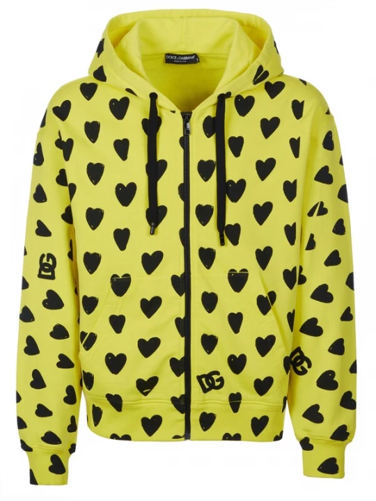 Foto van product DOLCE & GABBANA Sweatvest 'Dolce & Gabbana Jacke' geel