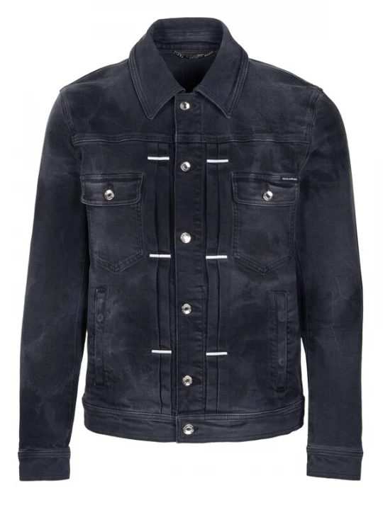 Foto van product DOLCE & GABBANA Tussenjas 'Dolce & Gabbana Jeansjacke schwarz' zwart
