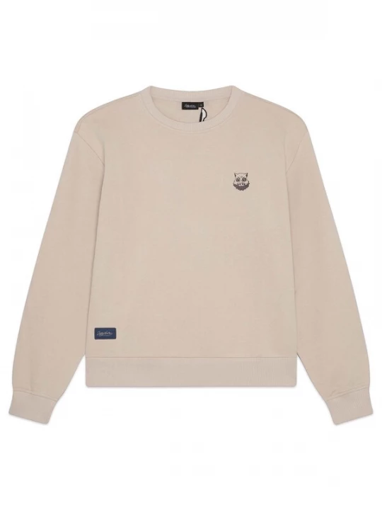 Foto van product DOLLY NOIRE Sweatshirt beige / zwart