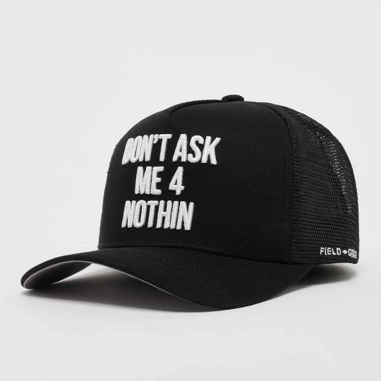 Foto van product Don’t Ask Twill Mesh Trucker Field Grade zwart