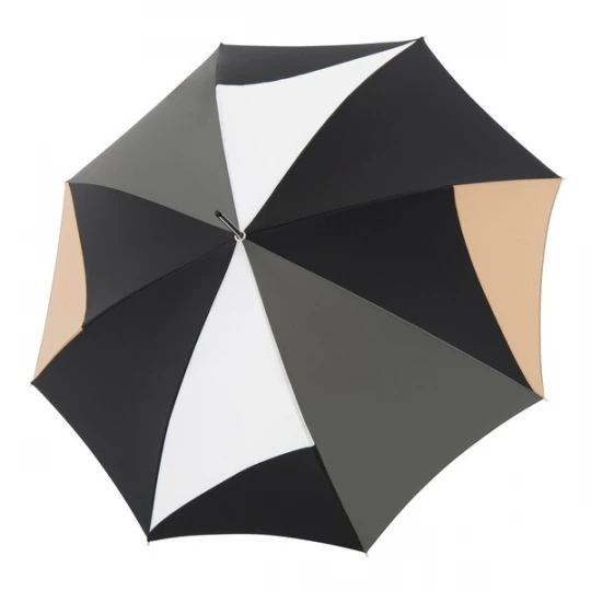 Foto van product Doppler Manufaktur Paraplu 'Elegance AC Royal' bruin / donkergrijs / zwart / wit