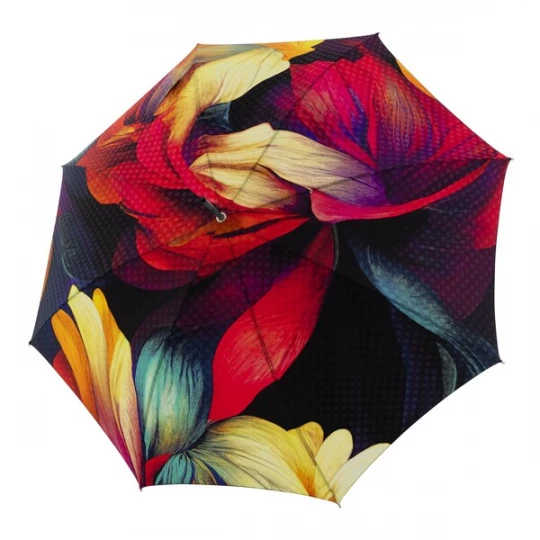 Foto van product Doppler Manufaktur Paraplu 'Elegance Boheme' blauw / geel / rood / zwart