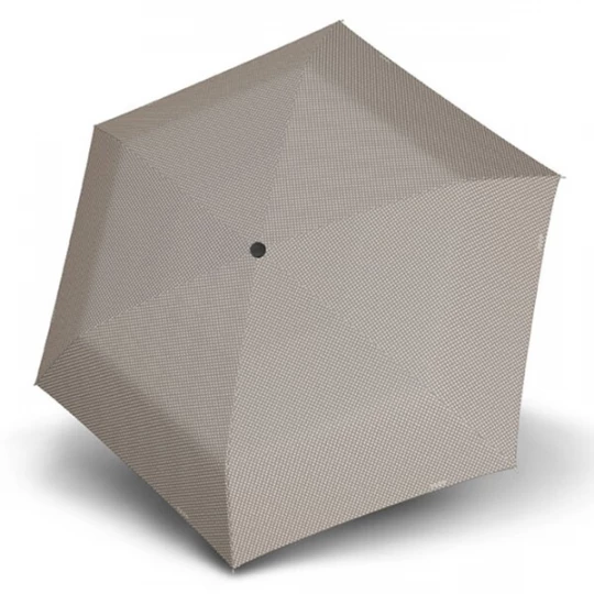 Foto van product Doppler Paraplu 'Carbonsteel Mini Slim' lichtgrijs / wit
