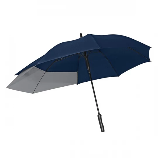 Foto van product Doppler Paraplu 'Fiber' navy / grijs